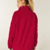 Gilly Hicks Sherpa-Sweatshirt mit Viertelreißverschluss