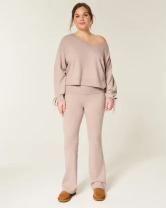 Gilly Hicks Strickhose mit umgeschlagenem Bund