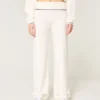 Gilly Hicks Strickhose mit umgeschlagenem Bund und geradem Bein