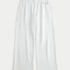 Glitzerndes Logo-Grafik Wide-Leg Sweatpants
