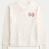Good Luck Graphic Thermal Crew Shirt