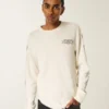 Graffiti Graphic Thermal Crew Shirt