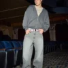 Graue Skater-Baggy-Jeans