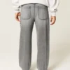 Graue Skater-Baggy-Jeans