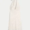 Halterkleid aus Crêpe mit offenem Rücken