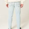 Hellblaue Athletic Skinny Jeans
