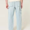 Hellblaue Baggy Carpenter Jeans