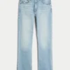 Hellblaue Bootcut-Jeans