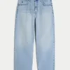 Hellblaue Skater-Baggy-Jeans
