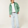 Hellblaue Skater-Baggy-Jeans