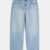 Hellblaue Skater-Baggy-Jeans