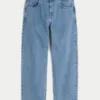 Hellblaue Skater-Baggy-Jeans