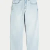 Hellblaue Skater-Baggy-Jeans