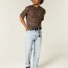 Helle, locker sitzende Jeans
