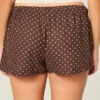 Holiday Vault Release Satin-Krawatte Flanell-Mini-Shorts