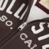 Holiday Vault Release Sherpa-gefütterter Hoodie mit Reißverschluss und Logo-Grafik