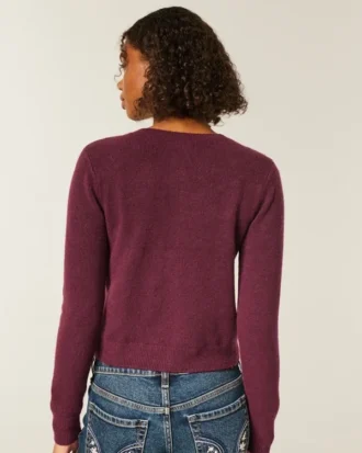 Hollister Comfy Cloud Bow Pocket Cardigan