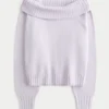 Hollister Comfy Cloud Foldover Off-the-Shoulder Sweater