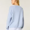 Hollister Comfy Cloud Oversized-Pullover mit V-Ausschnitt