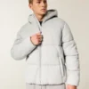 Hollister Feel Good Fleece-Daunenjacke