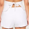 Hollister Livvy Low-Rise Shorts aus Leinenmischung 3″