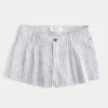Hollister Livvy Shorts aus Leinenmischung mit niedriger Leibhöhe