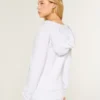 Hoodie mit V-Ausschnitt