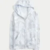 Kapuzenjacke mit Reißverschluss und Kunstfellbesatz