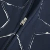Kapuzenjacke mit Stern-Grafik und Reißverschluss