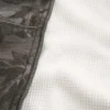 Kastenförmiger, thermofutterter Camouflage-Hoodie mit Reißverschluss