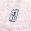 Kastenförmiges Kurzarm-Shirt aus Leinenmischung mit Key West-Grafik