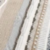 Kastiger gestreifter Pullover mit Rundhalsausschnitt