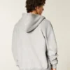 Kastiger Hoodie mit Reißverschluss