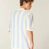 Kastiger Kurzarm-Pullover-Polo