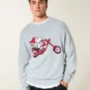 Kastiger Snoopy-Grafik-Pullover