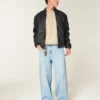 Kunstlederjacke mit Hollywood-Grafik