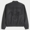 Kunstlederjacke mit Hollywood-Grafik