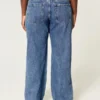 Kurvige Baggy-Jeans mit niedriger Leibhöhe und mittlerer Waschung
