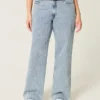Kurvige High-Rise-Baggy-Jeans in mittlerer Waschung