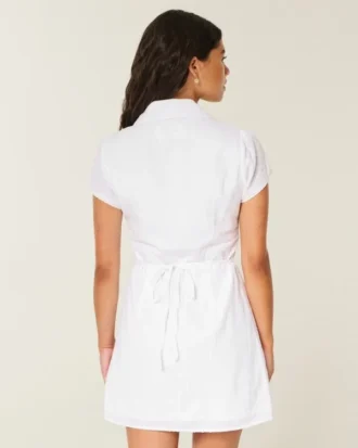Kurzärmeliges Hemdkleid