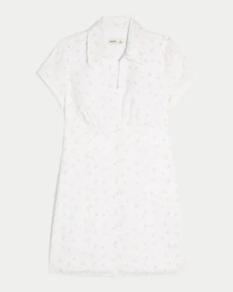 Kurzärmeliges Hemdkleid