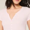 Kurzärmeliges Henley-Shirt