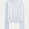 Langärmliges Baby-T-Shirt aus nahtlosem Stoff