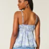 Leichtes Babydoll-Oberteil aus Chiffon