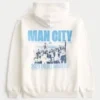 Locker geschnittener Hoodie mit Manchester City-Grafik