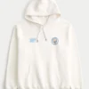 Locker geschnittener Hoodie mit Manchester City-Grafik