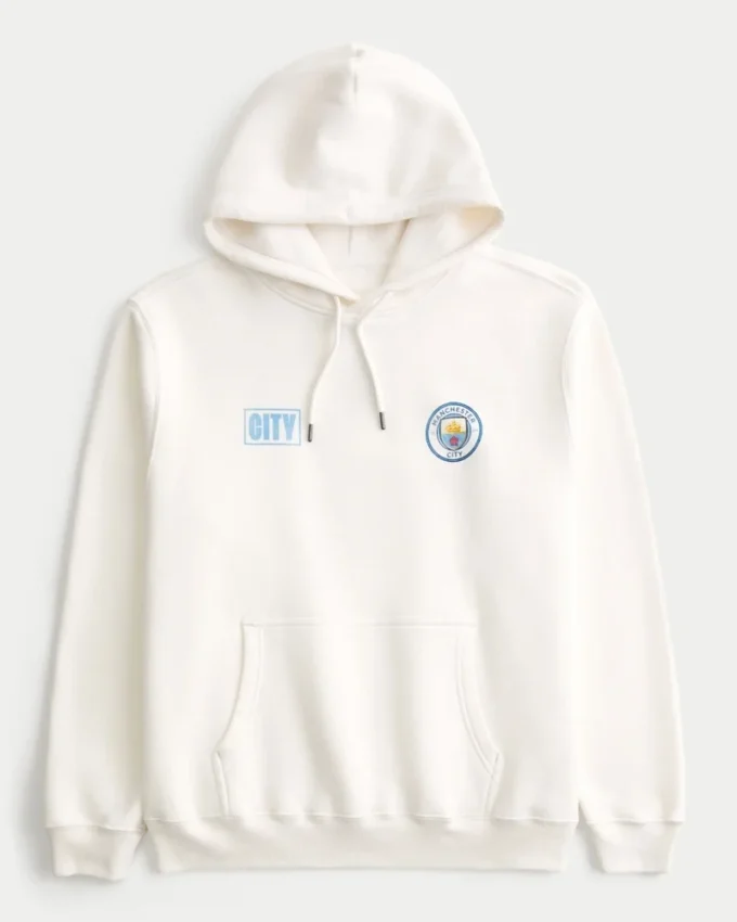 Locker geschnittener Hoodie mit Manchester City-Grafik