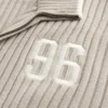 Locker geschnittener Pullover mit Grafikprint und Reißverschluss
