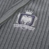 Locker geschnittener Sweater mit Grafik und Reißverschluss