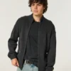 Locker sitzender Sweater mit Reißverschluss